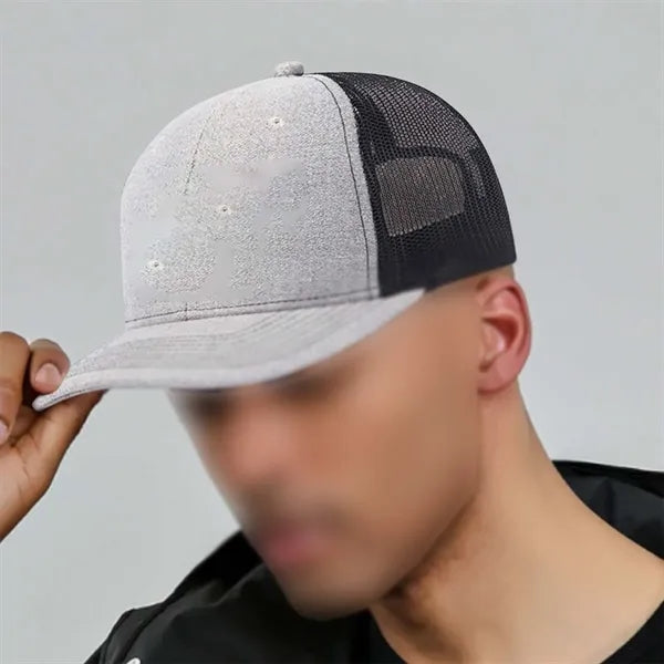 Classic Mesh Back Trucker Cap Snapback Hat For Sport Workout