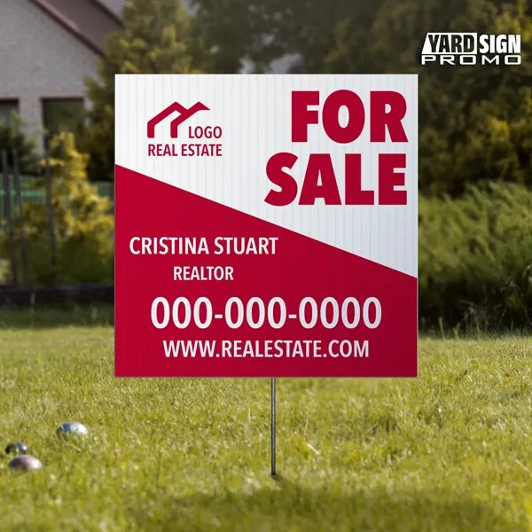 12x12 Custom Outdoor Yard Signs Estate Realtor