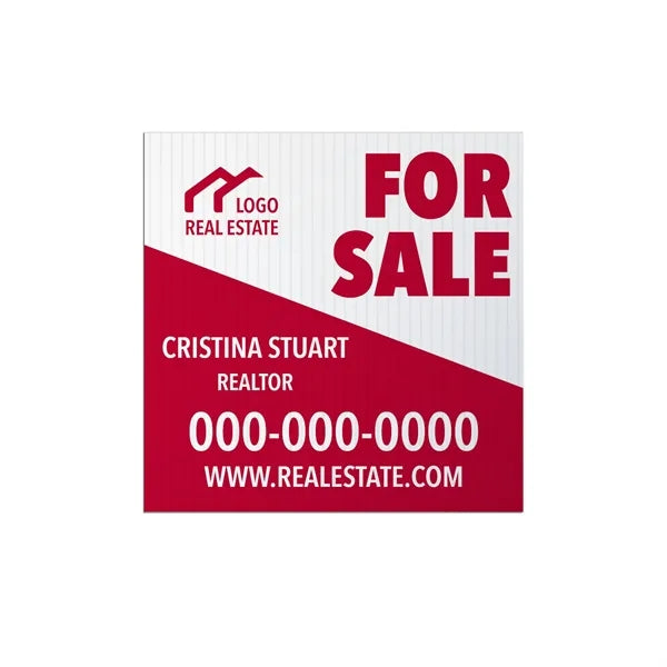 12x12 Custom Outdoor Yard Signs Estate Realtor