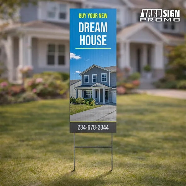 9x24 Custom Outdoor Yard Signs Dream House