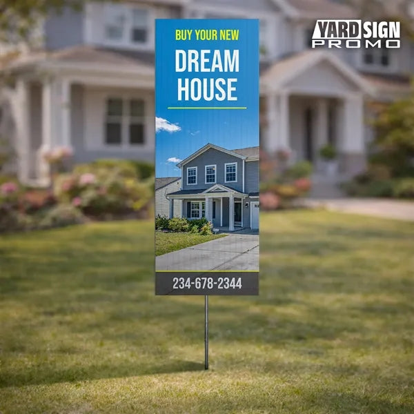 9x24 Custom Outdoor Yard Signs Dream House