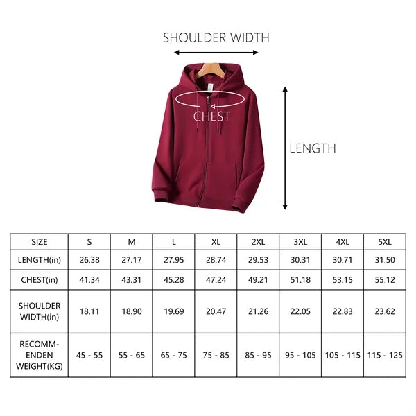 Full-Zip Hooded Athletic Sweatshirt