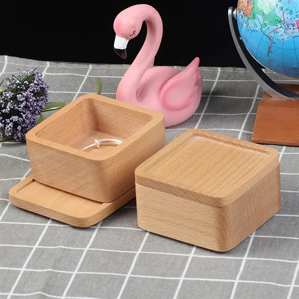 Portable Wooden Jewelry Box Storage Case For Watch Bracelet