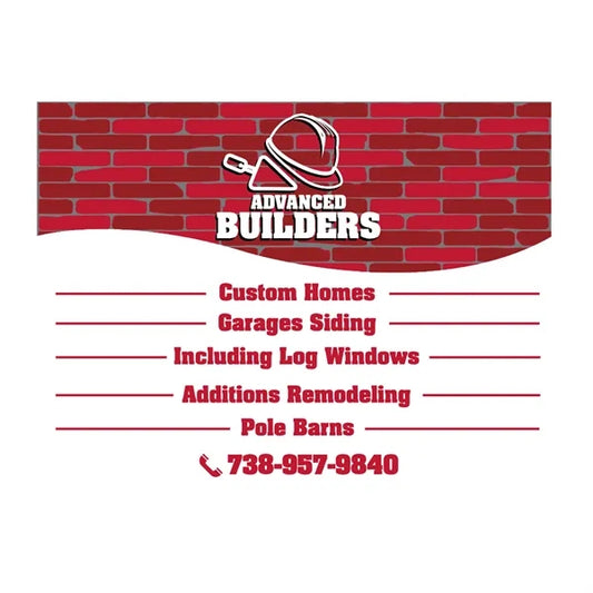 18x24 Custom Outdoor Yard Signs Advance Builders