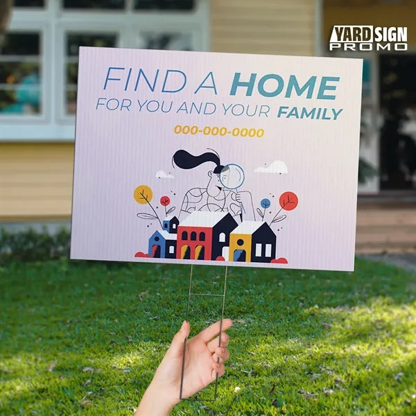 24x18 Custom Outdoor Yard Signs Home For You