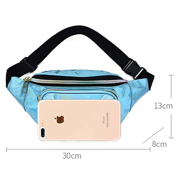 Festival Hologram Bum Travel Waist Pack Bag