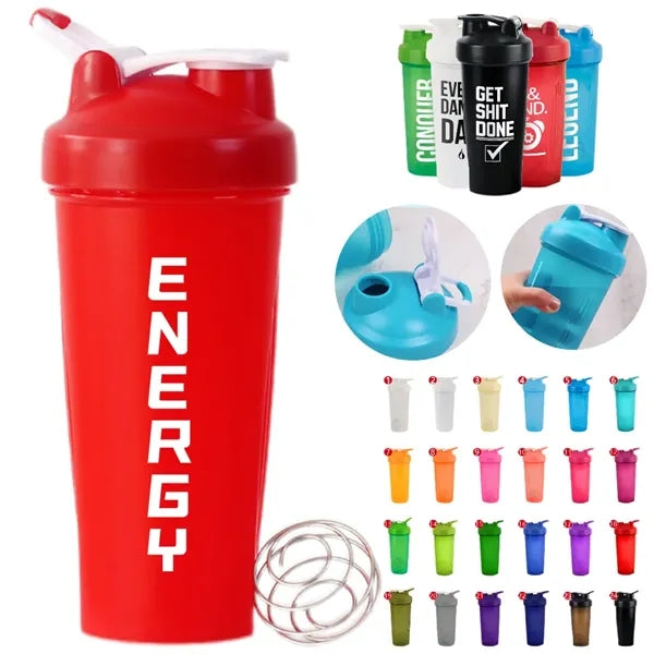 20oz Protein Shaker Bottle, Sports Water Cup, Custom