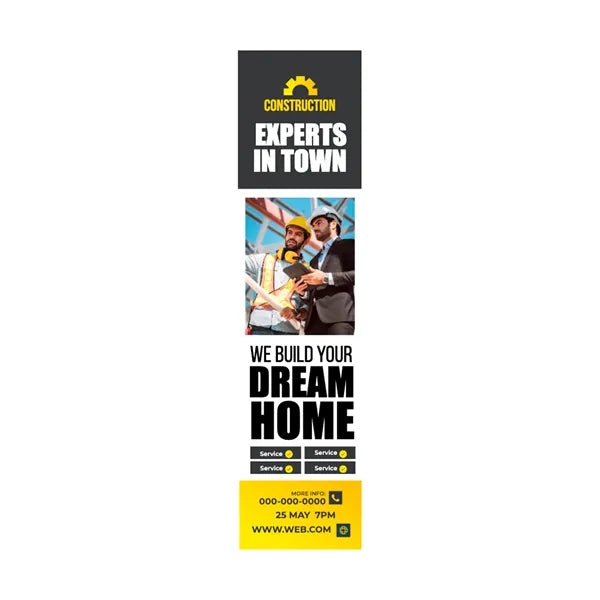 6x24 Custom Outdoor Yard Signs Construction Experts