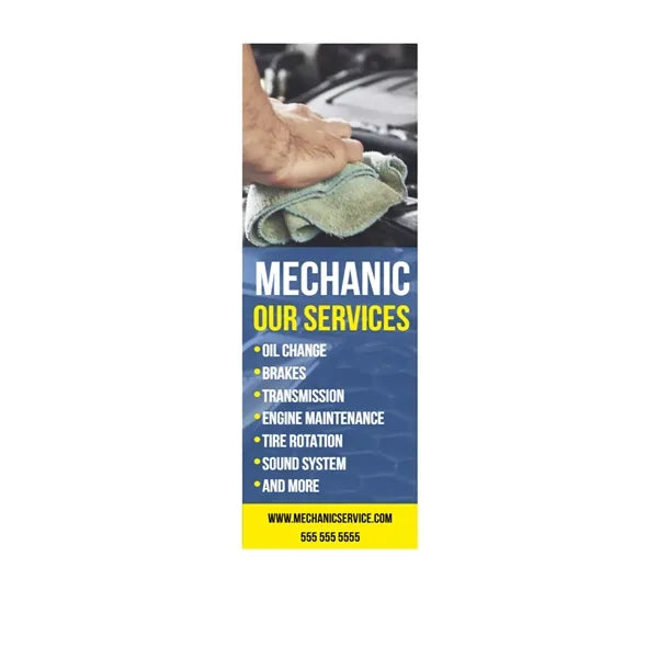 6x18 Custom Outdoor Yard Signs Mechanic Services