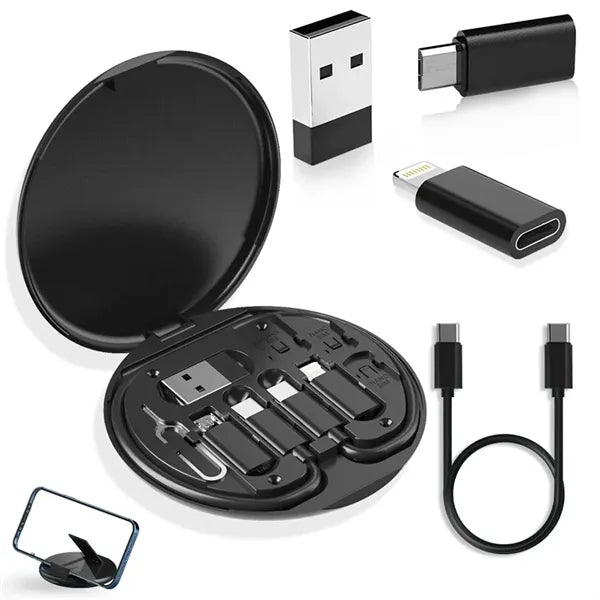 60W Multifunctional Charging Cable Set with Travel Case