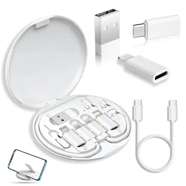 60W Multifunctional Charging Cable Set with Travel Case