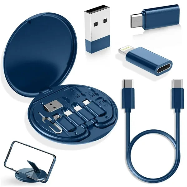 60W Multifunctional Charging Cable Set with Travel Case