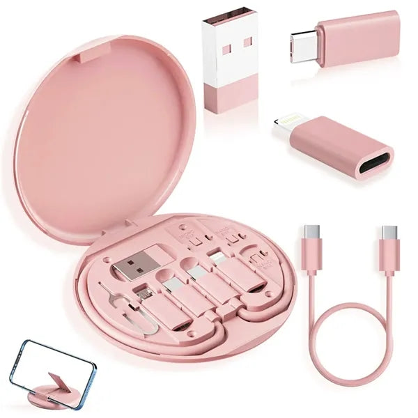 60W Multifunctional Charging Cable Set with Travel Case
