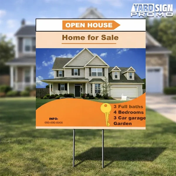 24x24 Custom Outdoor Yard Signs Home For Sale