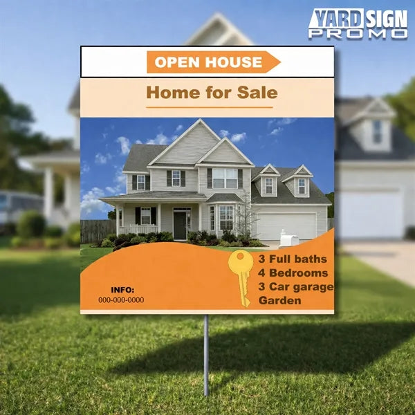 24x24 Custom Outdoor Yard Signs Home For Sale