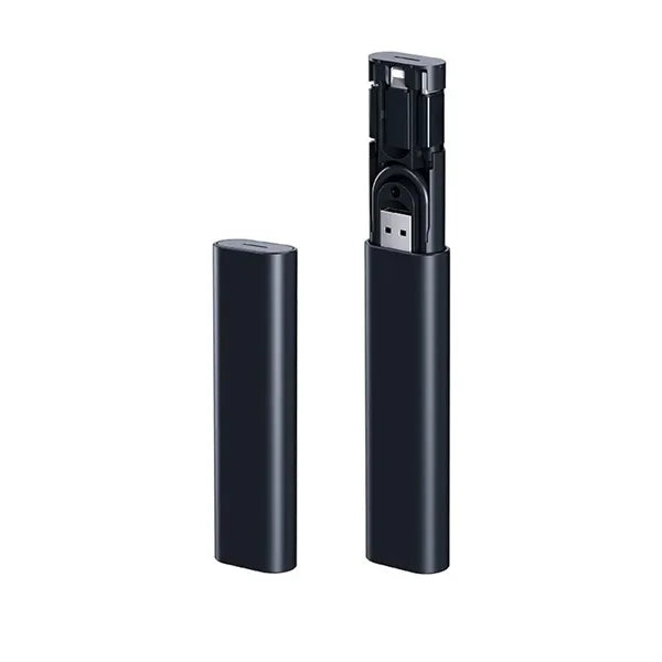 60W Multifunctional Charging Cable Set Pen Shape Travel Case