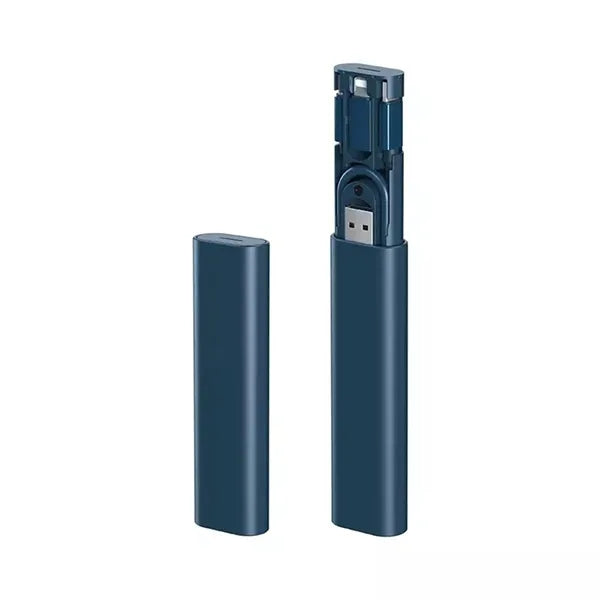 60W Multifunctional Charging Cable Set Pen Shape Travel Case