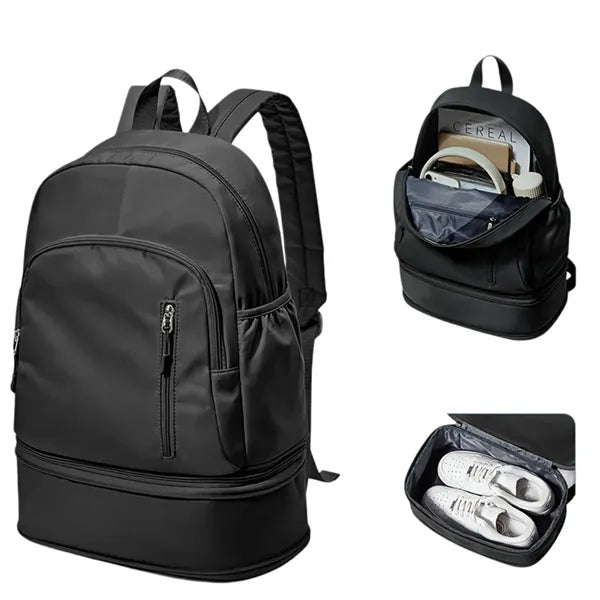 Expandable Backpack with Shoe Compartment for TravelDaily