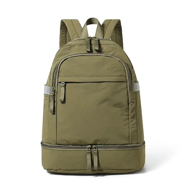 Casual Backpack with Shoe Compartment for Daily Commute
