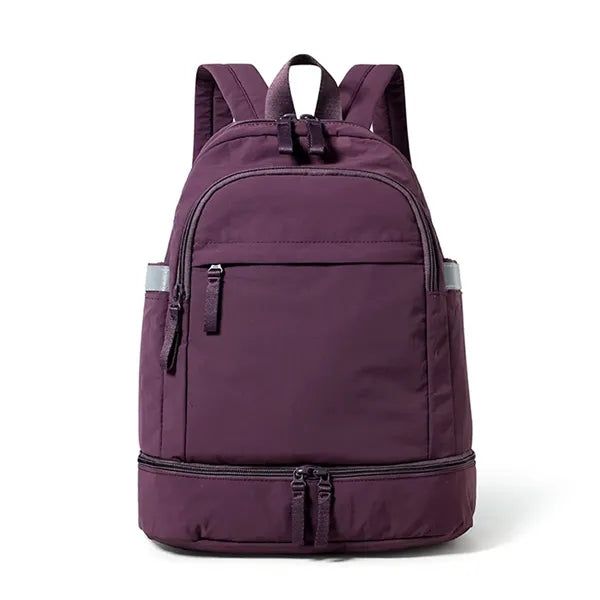 Casual Backpack with Shoe Compartment for Daily Commute
