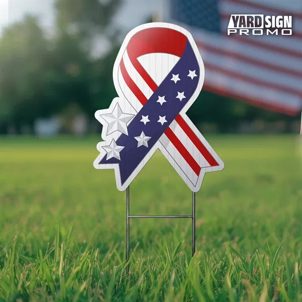 24x36 Custom Outdoor Memorial Day Die-Cut Yard Signs