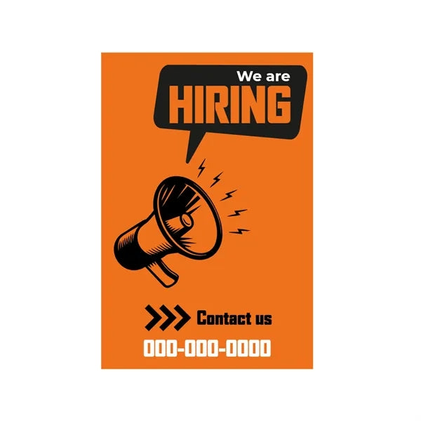 12x18 Custom Outdoor Yard Signs We Are Hiring