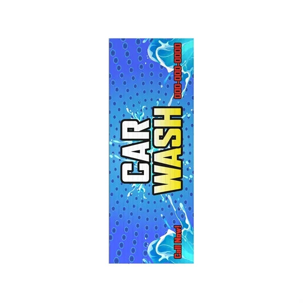 9x24 Custom Outdoor Yard Signs Car Wash Design