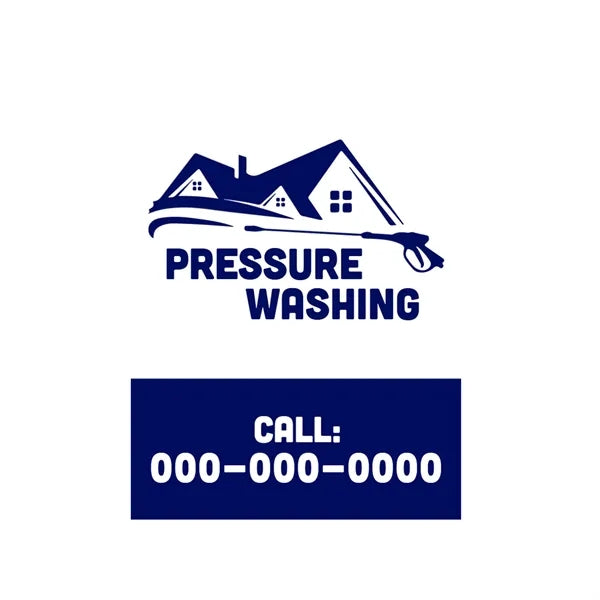 9x12 Custom Outdoor Yard Signs Pressure Wash