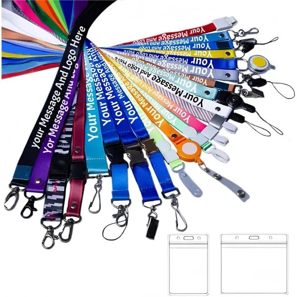 Polyester Lanyard W/ Plastic Buckle