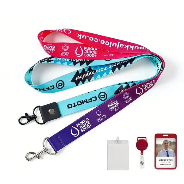 Polyester Lanyard W/ Plastic Buckle