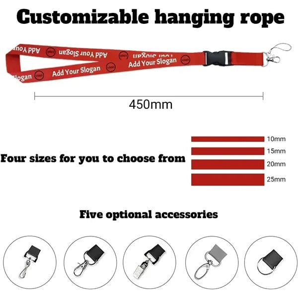 Polyester Lanyard W/ Plastic Buckle
