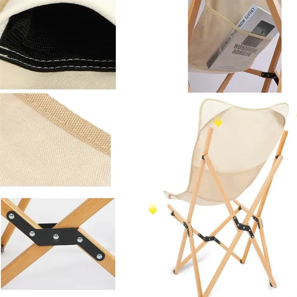 Camping Folding Wood Chair
