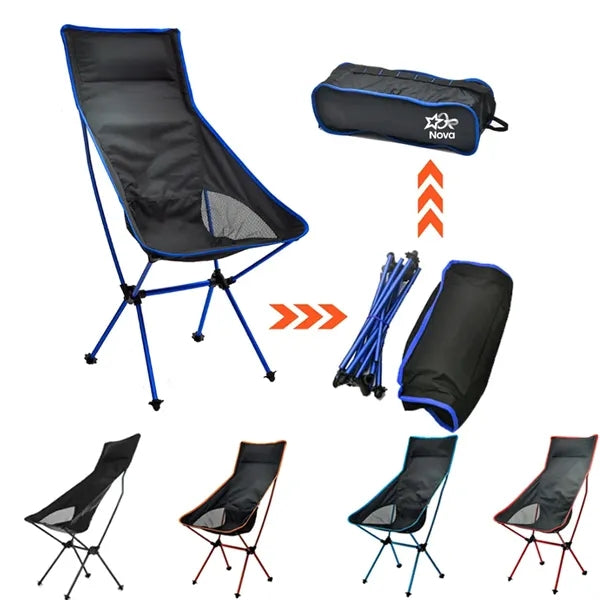 Ultralight Portable Compact Folding With High Back