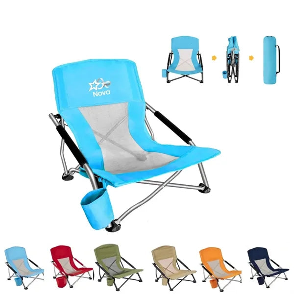 Portable Camping Beach Fishing Recliner Chair