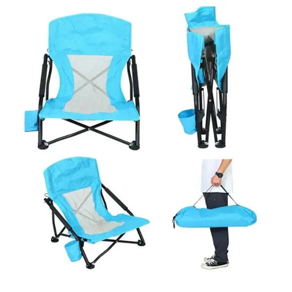 Portable Camping Beach Fishing Recliner Chair