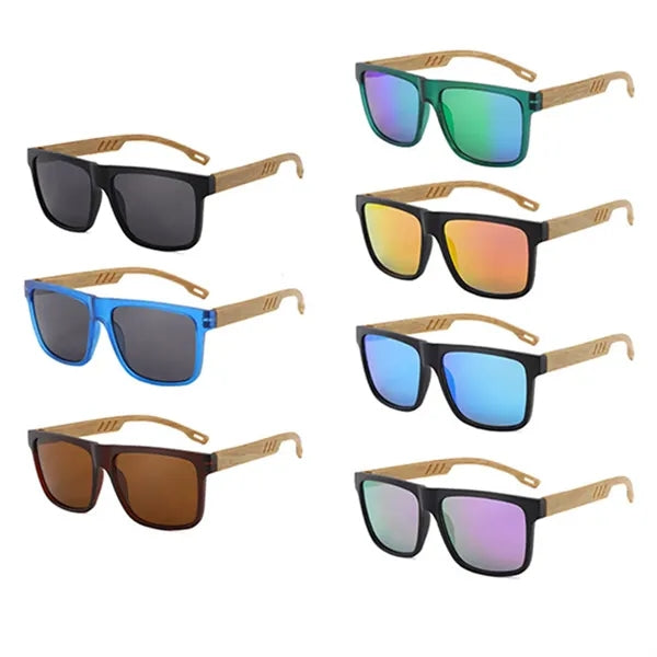 Bamboo And Wood UV Protective Sunglasses
