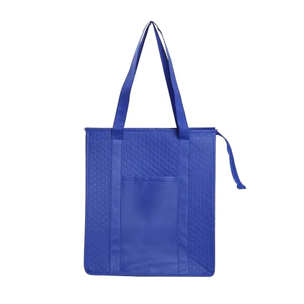 Insulated Non-Woven Grocery Tote Bag - Ocean