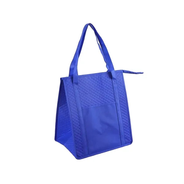 Insulated Non-Woven Grocery Tote Bag - Ocean