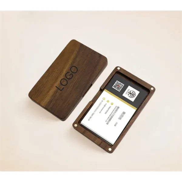 Wooden Business Card Holder