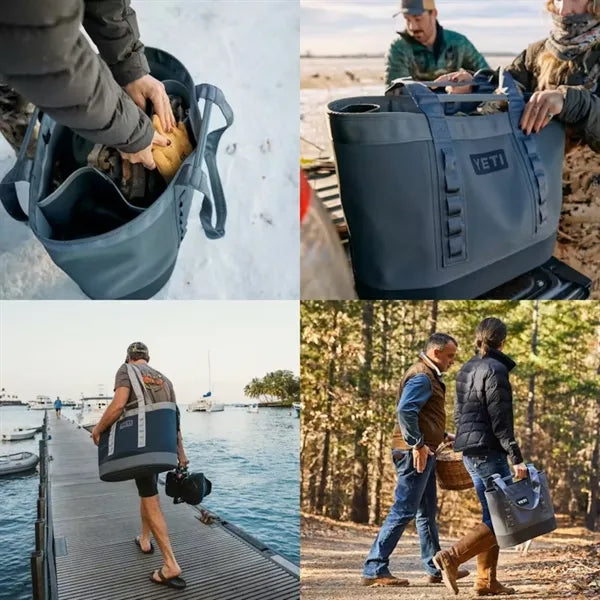 Insulated Leakproof Large Soft Cooler Bag w/ Roll-Top TPU