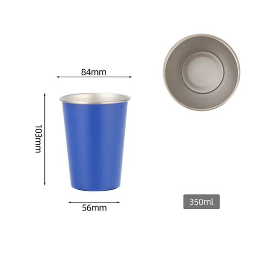 350ml Single-Wall 304 Stainless Steel Cup