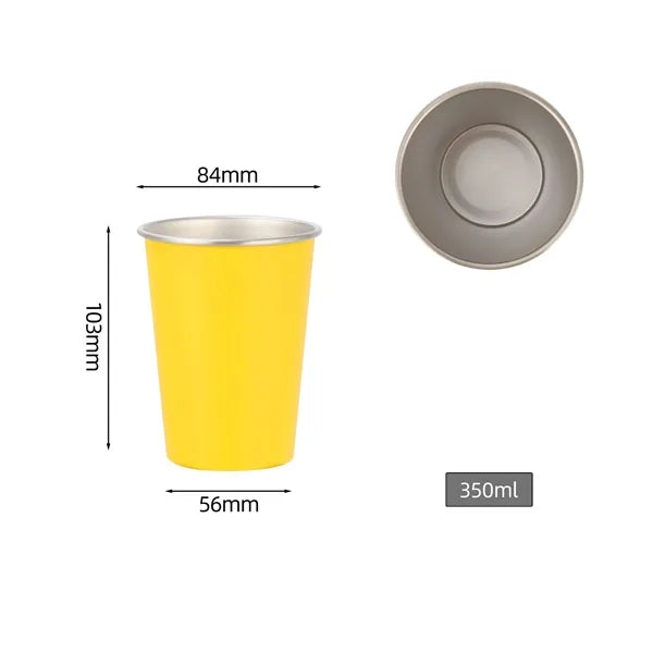 350ml Single-Wall 304 Stainless Steel Cup
