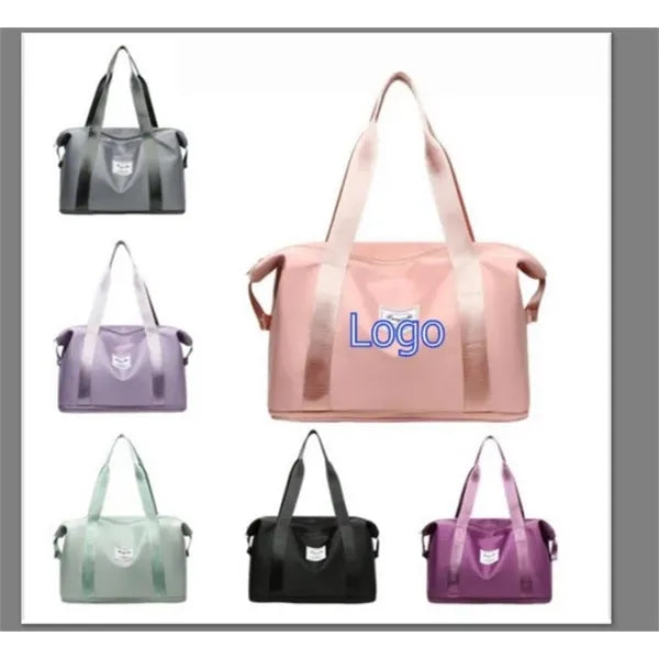 Logo printed travel bag