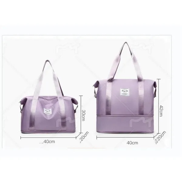 Logo printed travel bag