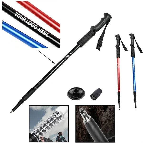 Straight Handle Outdoor Tourism Hiking Stick