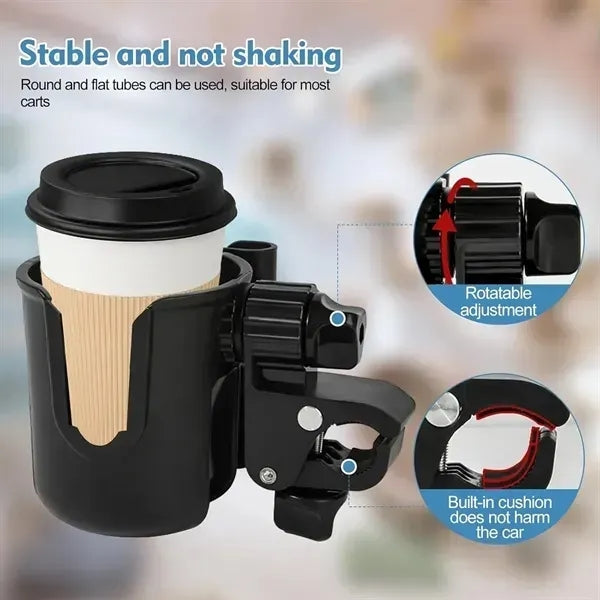 Universal Stroller Drink And Phone Mount