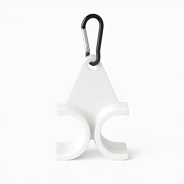 Golf Ball Keychain With Carabiner Clip