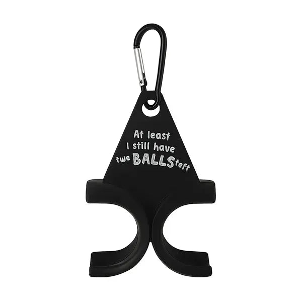 Golf Ball Keychain With Carabiner Clip