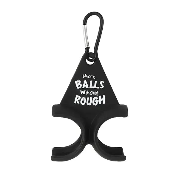 Golf Ball Keychain With Carabiner Clip