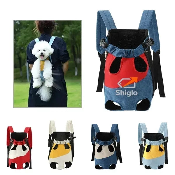 Canvas Breathable Outdoor Pet Backpack